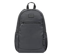 TOTTO - Mochila para Ordenador Portátil 14 Pulgadas, Modelo Tracer 2, Mochila Eco-Friendly, 3 Compartimentos, Cremallera con Argolla para Candado, 2 Bolsillos para Botella, Color Gris