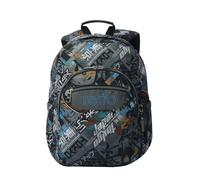 TOTTO - Mochila Escolar Adaptable a Carro, Modelo Acuareles, Capacidad 20 L, Bolsillo para Pc 14", 2 Bolsillo Botella, Espaldar Ergonómico con Flujo de Aire, Cómodas Correas en S, Estampado Okubo