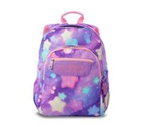 TOTTO - Mochila Escolar Adaptable a Carro, Modelo Acuareles, Capacidad 20 L, Bolsillo Pc 14", Bolsillos Botella, Espaldar Ergonómico con Flujo de Aire, Cómodas Correas en S, Estampado Ster