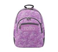 TOTTO Mochila escolar camuflaje rosa - Crayoles TAMAÑO ESTÁNDAR