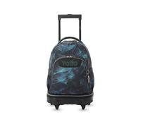 TOTTO - Mochila Escolar con Ruedas Desmontables, Modelo Tiza, Capacidad 26 L, Mochila PC 15.4", Bolsillo Botella, Manija Telescópica, Espaldar Ergonómico y Correas en S, Estampado Gelido