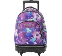 Totto - Mochila Tiza con ruedas Glitter Star Butterfly