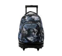 TOTTO - Mochila Escolar con Ruedas Desmontables, Modelo Tiza, Capacidad 26 L, Mochila PC 15.4", Bolsillo Botella, Manija Telescópica, Espaldar Ergonómico y Correas en S, Estampado Film