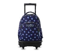 Totto Mochila escolar Tiza Glitter con ruedas desmontables, 26 L, PC 15,4" Nacary
