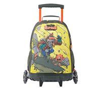 TOTTO Mochila Escolar con Ruedas Grande de Cartoons - Brawlmaster TAMAÑO Mediano