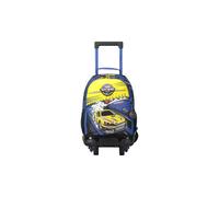 Totto - MOCHILA ESCOLAR CON RUEDAS MEDIANA DE CARRERAS DE COCHES TOTTO MJ03VLC005-2310-6J7M