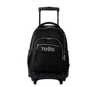 Mochila Escolar Con Ruedas Negro - Renglones