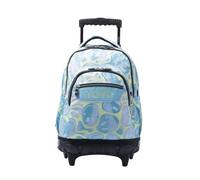 Totto - Mochila Escolar Happy Blue ruedas