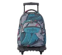 Totto Mochila Renglones - Lienzo Multicolor