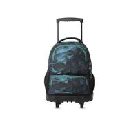 TOTTO - Mochila Escolar con Ruedas, Modelo SKL L, Capacidad 25 L, Mochila Grande, Bolsillo Botella, Bomper Protector, Asa de Mano, Manija Telescópica, Resistente y Cómoda, Estampado Gelido