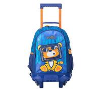 TOTTO Mochila escolar con ruedas pequeña de tigre y pantalla - Little Avatar TAMAÑO PEQUEÑO