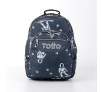 TOTTO Mochila escolar estampado astronautas - Crayoles TAMAÑO GRANDE
