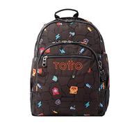 TOTTO Mochila escolar estampado videojuego - Crayoles