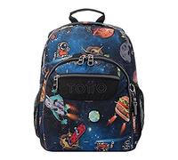 TOTTO - Mochila escolar Gommas - Diseño y funcionalidad en un solo producto perfecto para la escuela - Estampado Galaxia