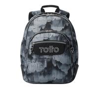 TOTTO - Mochila Escolar Grande, Modelo Rayol, Capacidad 19 L, 3 Compartimentos, 2 Bolsillos Botella, Bolsillo para PC 14", Espaldar Ergonómico con Flujo de Aire, Correas en S, Estampado Digital Hill
