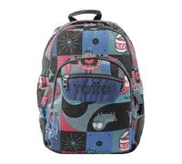 Totto - Mochila escolar cyber monstruos Rayol