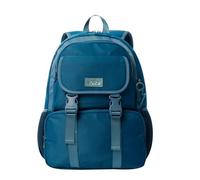 TOTTO - Mochila Escolar, Modelo Cluw M, Mochila Mediana, Capacidad 20 L, Bolsillo para PC 14", 2 Bolsillos Botella, Organizador Interno y Portallaves, Cómodas Correas en S, Color Azul