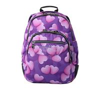TOTTO - Mochila Escolar, Modelo Crayoles, Capacidad 20 L, Neceser Extraíble y Bolsa Calzado, Bolsillo para Botella, Espaldar Ergonómico con Flujo de Aire, Resistente, Estampado Chubby