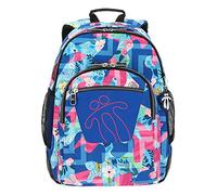 TOTTO - Mochila Escolar, Modelo Crayoles, Capacidad 20 L, Neceser Extraíble y Bolsa Calzado, Bolsillo para Botella, Espaldar Ergonómico con Flujo de Aire, Cómoda y Resistente, Estampado Multicolor