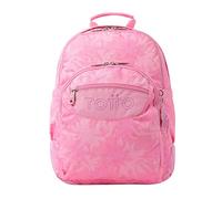 TOTTO Mochila escolar palmeras rosas - Crayoles