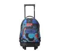 Totto Mochila escolar pequeña ruedas cyber monstruos - Resma Multicolor