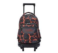 TOTTO Mochila escolar pequeña ruedas estampado rocas Resma de color Multicolor