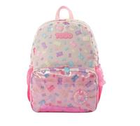 TOTTO - Mochila Infantil, Modelo Gummy Bear M, Mochila Mediana, Capacidad 14 L, 2 Compartimentos, 2 Bolsillos para Botella, Organizador Interno, Correas Acolchadas, Resistente y Duradera, Color Rosa