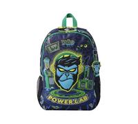 TOTTO - Mochila Infantil, Modelo Kong Lab L, Mochila Grande, Capacidad 16 L, 2 Compartimentos, 2 Bolsillos para Botella, Organizador Interno, Correas Acolchadas, Resistente y Duradera, Color Azul