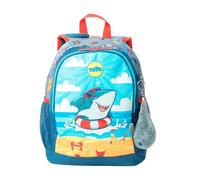 TOTTO - Mochila Infantil, Modelo Little Surfer M, Mochila Mediana, Capacidad 9 L, 2 Compartimentos, 2 Bolsillos para Botella, Organizador Interno, Correas Acolchadas, Resistente y Duradera, Color Gris