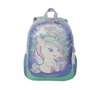 TOTTO - Mochila Infantil, Modelo Magic Dreams M, Mochila Mediana, Capacidad 12 L, 2 Compartimentos, 2 Bolsillos Botella, Organizador Interno, Correas Acolchadas, Resistente y Duradera, Color Azul
