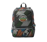 TOTTO - Mochila Infantil, Modelo Multisport M, Mochila Mediana, Capacidad 12 L, Bolsillo Pc 14", 2 Bolsillos Botella, Organizador Interno, Correas Acolchadas, Resistente y Duradera, Color Multicolor