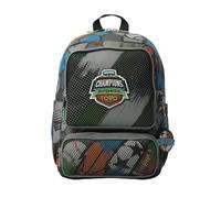 TOTTO - Mochila Infantil, Modelo Multisport S, Mochila Pequeña, Capacidad 8 L, Bolsillo Pc 14", 2 Bolsillos Botella, Organizador Interno, Correas Acolchadas, Resistente y Duradera, Color Multicolor