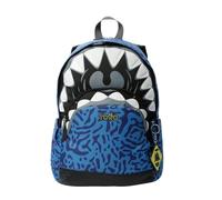 TOTTO - Mochila Infantil, Modelo Sharky M, Mochila Mediana, Capacidad 15 L, 2 Compartimentos, 2 Bolsillos para Botella, Organizador Interno, Correas Acolchadas, Resistente y Duradera, Color Azul