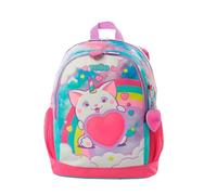 TOTTO - Mochila Infantil, Modelo Sweety Heart M, Mochila Mediana, Capacidad 9 L, 2 Compartimentos, 2 Bolsillos para Botella, Organizador Interno, Correas Acolchadas, Resistente y Duradera, Color Azul