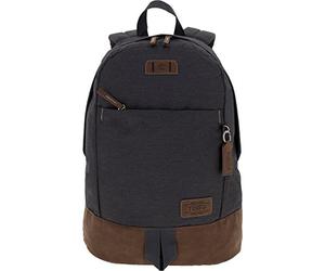 TOTTO - Mochila Juvenil, Modelo Deily, Mochila para Ordenador Portátil 16 Pulgadas, 2 Compartimentos, Espaldar Ergonómico, Cómodas Correas en S, Resistente, Color Gris Jaspeado y Marrón