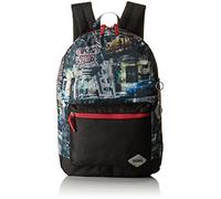 TOTTO - Mochila Juvenil, Modelo Vetus, Mochila para Ordenador Portátil 14 Pulgadas, Dimensiones 44 x 30.5 x 7.5 cm, con 1 Compartimento Principal y 1 Bolsillo Delantero, Estampado Ciudad Negro