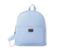 TOTTO - Mochila Mujer Casual, Modelo Smooth, Capacidad 4 L, Compartimento Principal, Bolsillo Delantero, Bolsillo Interno Plano, Portallaves, Correas Ajustables, Color Angel Falls Azul