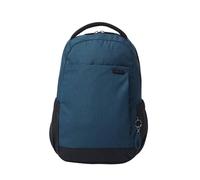 TOTTO - Mochila Oficina, Modelo Deleg 2.0, Mochila Portátil 14 Pulgadas y Tablet, 2 Bolsillos Botella, Bolsillo Secreto, Correa para Colgar en Maleta, Espaldar Ergonómico, Color Moroccan Blue
