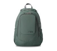 TOTTO - Mochila Ordenador Portátil 14 Pulgadas, Modelo Goctal 3.0, Organizador Interno, Bolsillo Botella, Espaldar Ergonómico, Correas en S, Pasador para Sistema de Ruedas, Color Dark Forest/Alloy