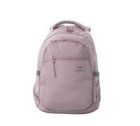 TOTTO - Mochila Ordenador Portátil 14 Pulgadas, Modelo Misisipi, Capacidad 21 L, Compartimento Tablet 10", Bolsillos Botella, Bolsillo Secreto, Espaldar Ergonómico, Correas en S, Color Keepsake Lilac