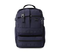 TOTTO - Mochila Ordenador Portátil 15,4 Pulgadas, Modelo Spa XL, Mochila Oficina, Organizador con Portallaves, Bolsillo Botella, Espaldar Ergonómico, Correas en S, Pasador Ruedas, Color Azul y Negro