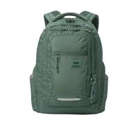 TOTTO - Mochila para Ordenador Portátil 13 Pulgadas, Modelo Eufrates, Mochila Eco-Friendly, 6 Compartimentos, Cremallera para Candado, Bolsillos Botella, Espaldar Ergonómico, Color Silver Pine