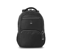 TOTTO - Mochila para Ordenador Portátil 14 Pulgadas, Modelo Tracer 4, Mochila Eco-Friendly, Bolsillos para Botella, Organizador Interno, Argolla para Candado, Pasador para Ruedas, Color Negro/Gris