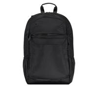 TOTTO - Mochila para Ordenador Portátil 16 Pulgadas, Modelo Berton, Capacidad 19 L, Bolsillo Portadocumentos de Fácil Acceso, Bolsillo Secreto, 2 Bolsillos Botella, Cómodas Correas en S, Color Negro