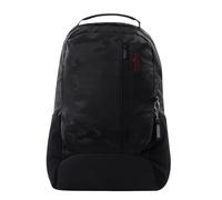 TOTTO - Mochila para Ordenador Portátil 16 Pulgadas, Modelo Detroit, Capacidad 19 L, Bolsillo Portadocumentos de Fácil Acceso, Bolsillo Secreto, 2 Bolsillos Botella, Cómodas Correas en S, Color Negro