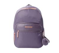 TOTTO - Mochila para Ordenador Portátil de 13 Pulgadas, Modelo Adelaide 3, Bolsillo Secreto, 3 Compartimentos, 2 Bolsillos Botella, Correa para Colgar en Maleta, Resistente, Color Montana Grape Morado