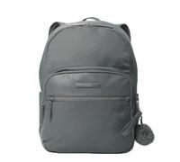 TOTTO - Mochila para Ordenador Portátil de 13 Pulgadas, Modelo Adelaide 3, Bolsillo Secreto, 3 Compartimentos, 2 Bolsillos Botella, Correa para Colgar en Maleta, Resistente, Color Monument Gris