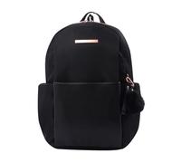 TOTTO - Mochila para Ordenador Portátil de 14 Pulgadas, Modelo Adelaide 1, 3 Compartimentos, 2 Bolsillos Botella, Bolsillo Secreto, Correa para Colgar en Maleta, Resistente, Color Negro