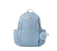TOTTO - Mochila para Ordenador Portátil de 14 Pulgadas, Modelo Adelaide 1, 3 Compartimentos, 2 Bolsillos Botella, Bolsillo Secreto, Correa para Colgar en Maleta, Resistente, Estampado Angel Falls Azul