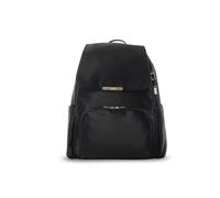 TOTTO - Mochila para Ordenador Portátil de 14 Pulgadas, Modelo Bel 2.0, Compartimento Secreto, Bolsillo Botella, Bolsillo Objetos Delicados y Cables, Correa para Colgar en Maleta, Color Negro